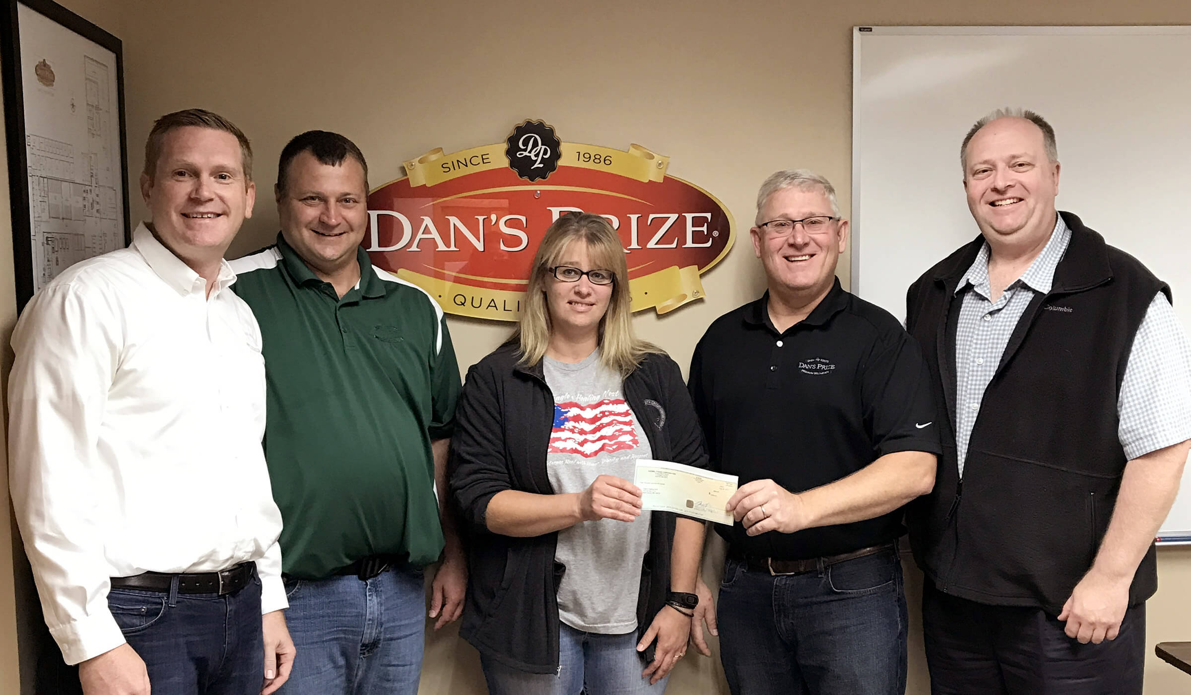 2017 Dan's Prize donation