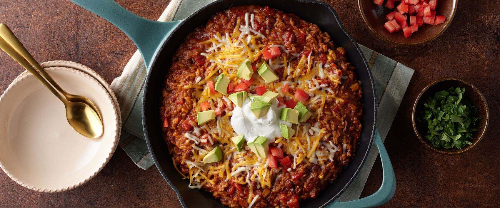 One Pan Chipotle Chicken Chili and Rice - Hormel Foods