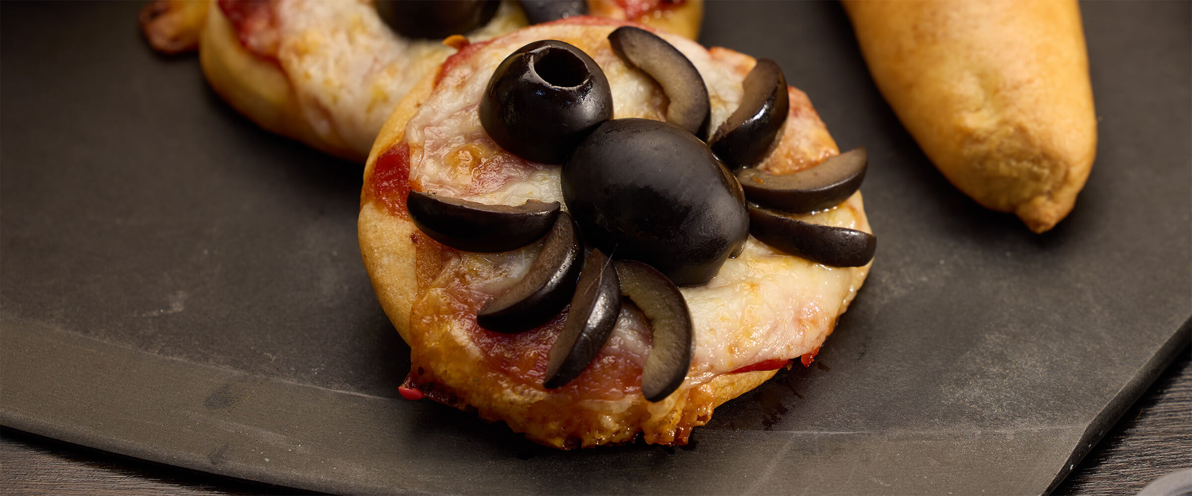 Baby Spider Pizza Bites - Hormel Foods