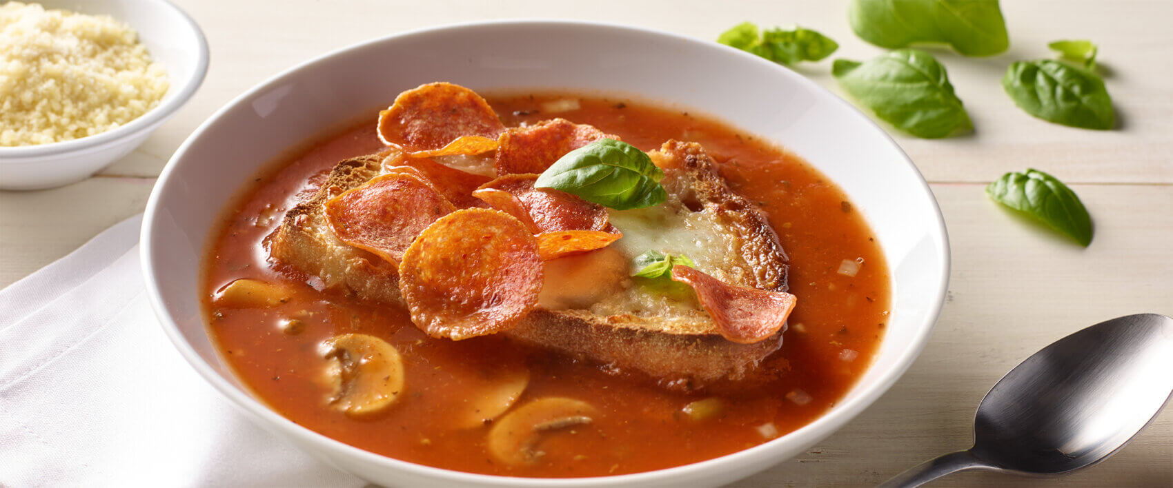Pepperoni Pizza Soup - Hormel Foods