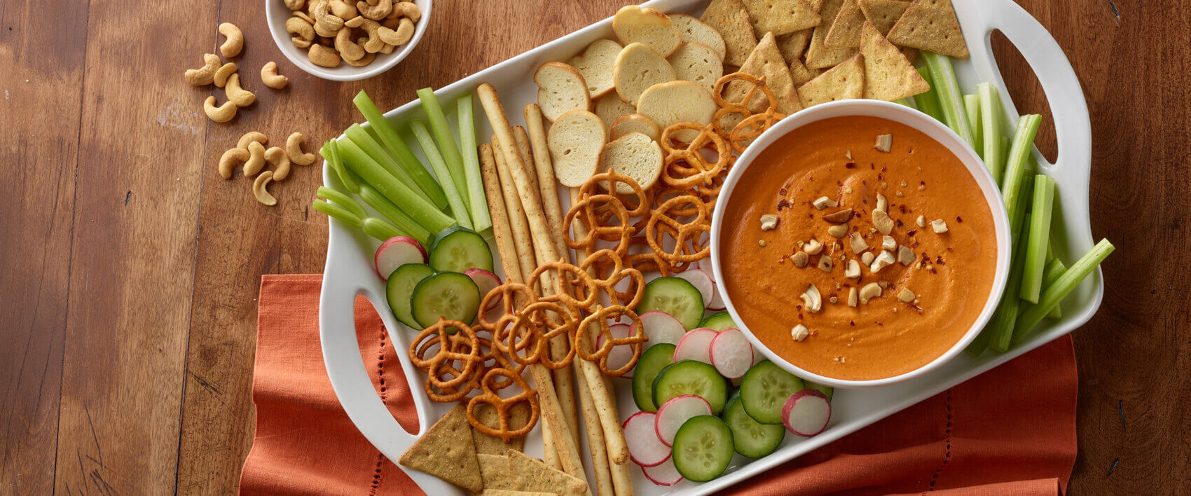 Roasted Red Bell Pepper Cashew Dip - Hormel Foods