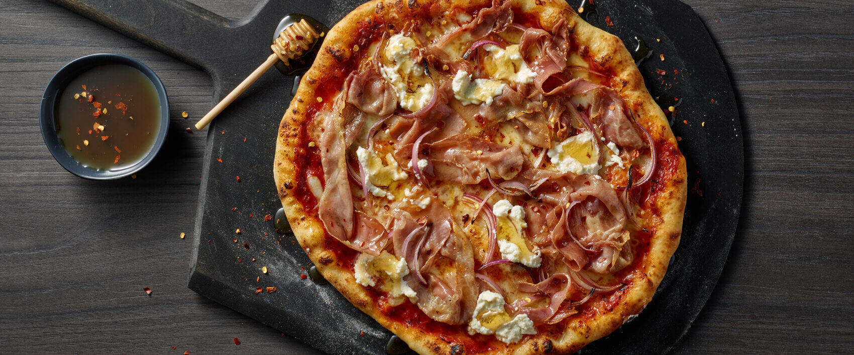 Prosciutto and Hot Honey Pizza - Hormel Foods