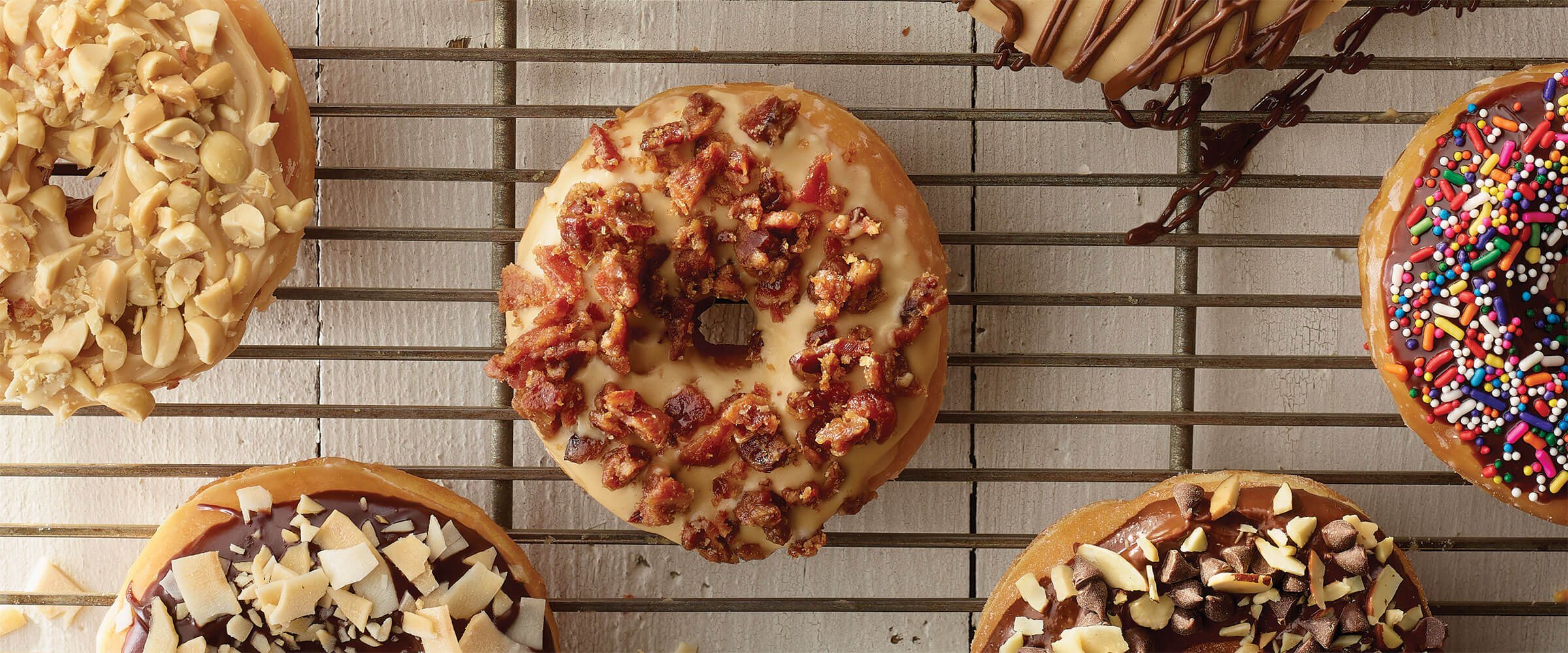 Candied Bacon PB Donut