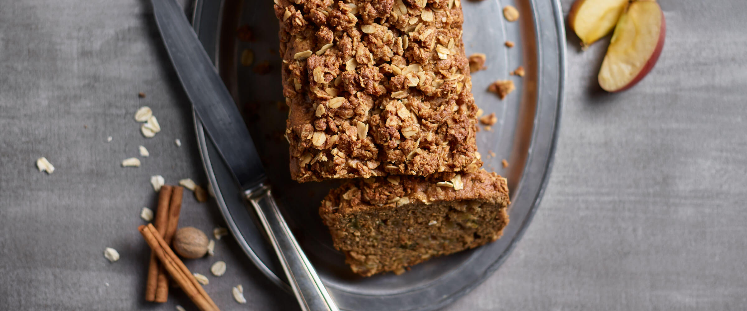 Honey Almond Butter Apple Bread