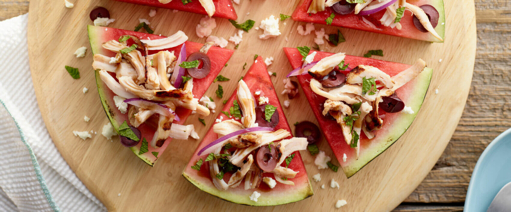 Watermelon Feta Turkey Pizza - Hormel Foods