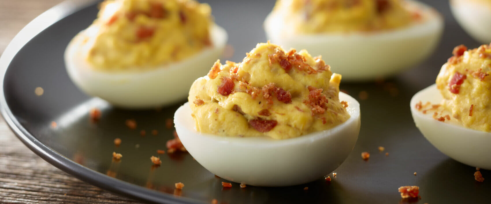 Bacon Topped Deviled Eggs - Hormel Foods