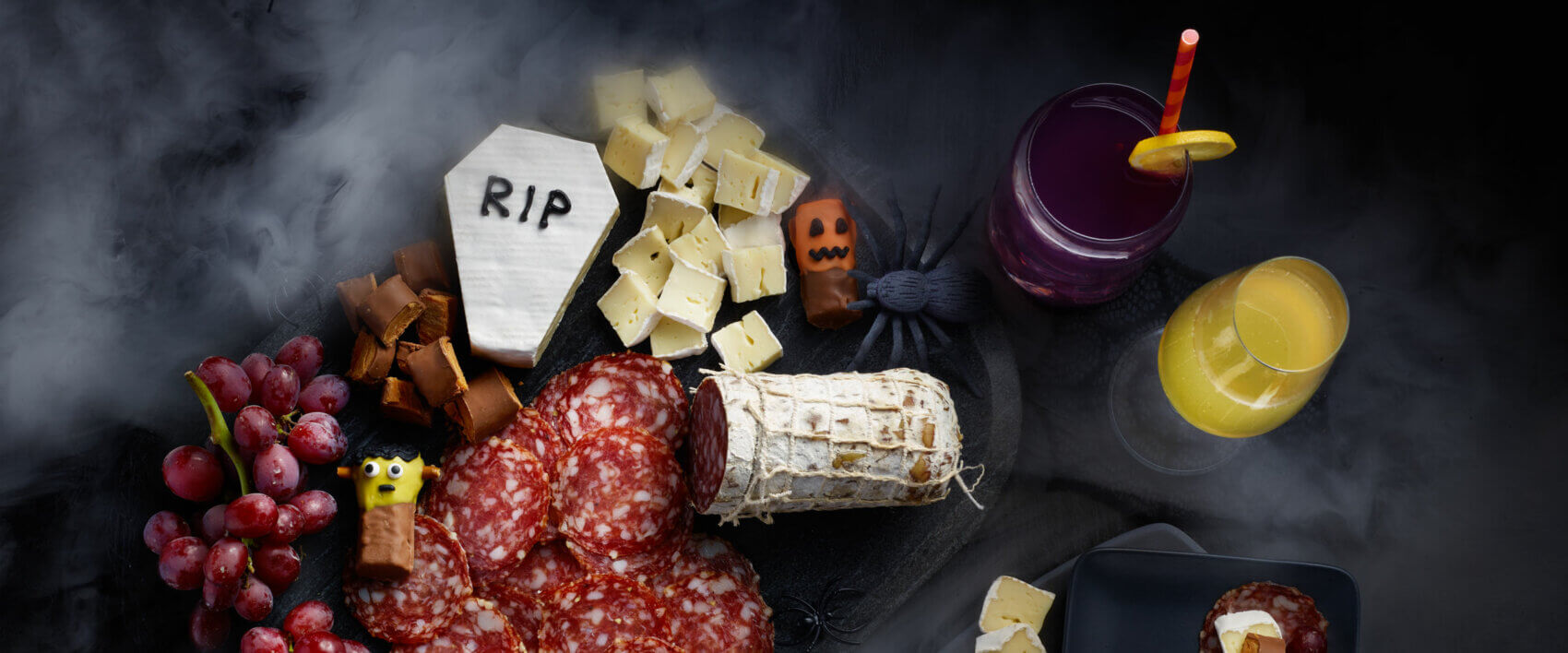 Boo Brittle Charcuterie Bite Board - Hormel Foods
