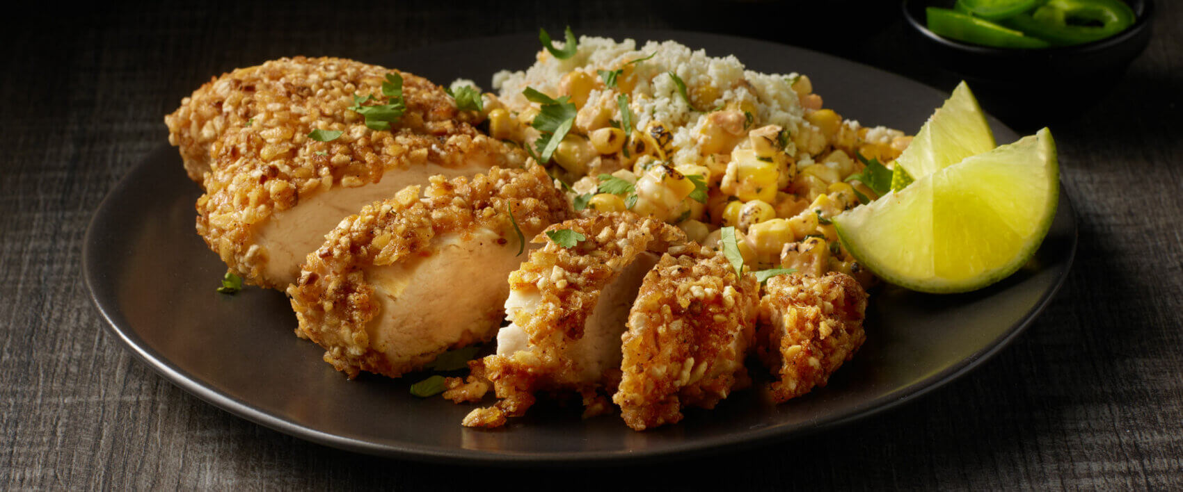 Crunchy Chicken with Elote Salad - Hormel Foods