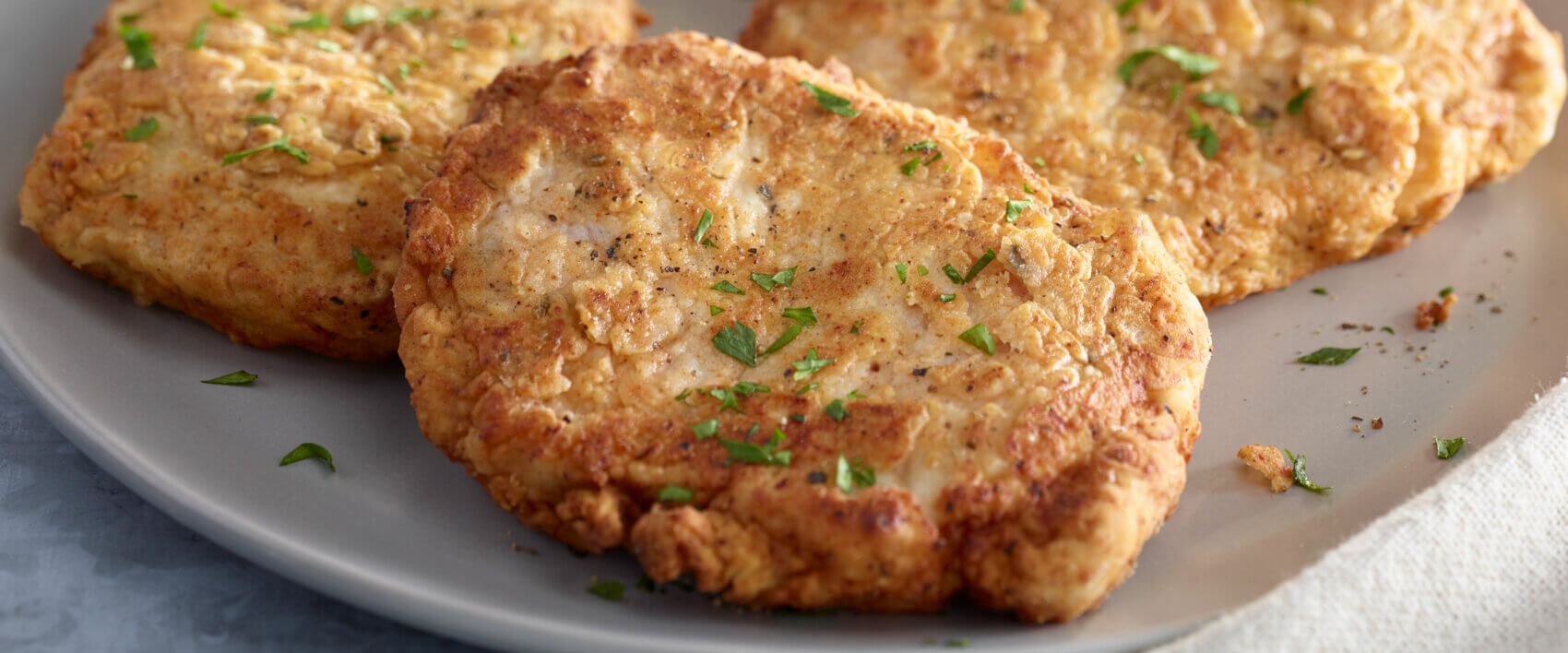 Pan Fried Double Dipped Pork Chops - Hormel Foods