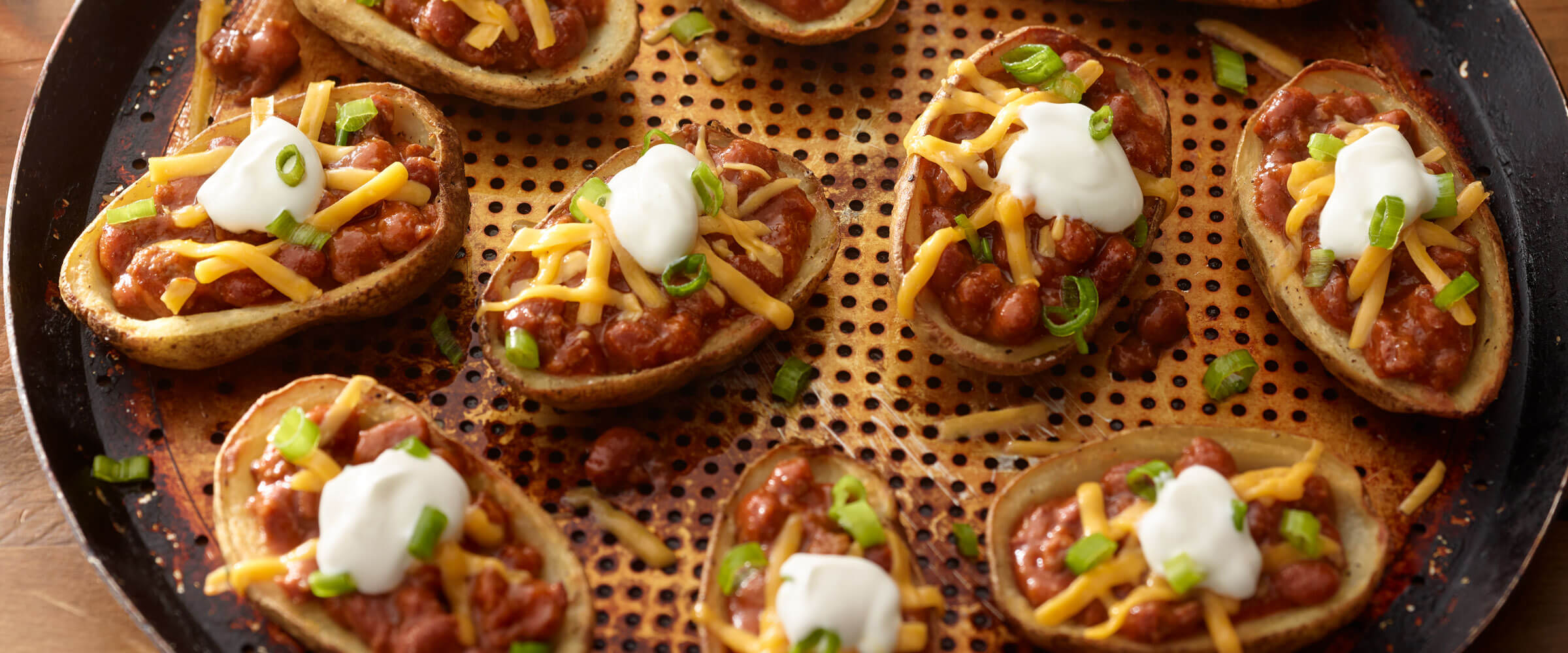 Loaded Baked Potato Skins