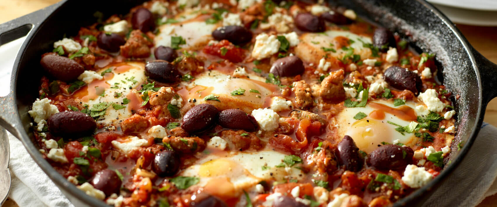 Fiery Turkey Sausage Shakshukah - Hormel Foods