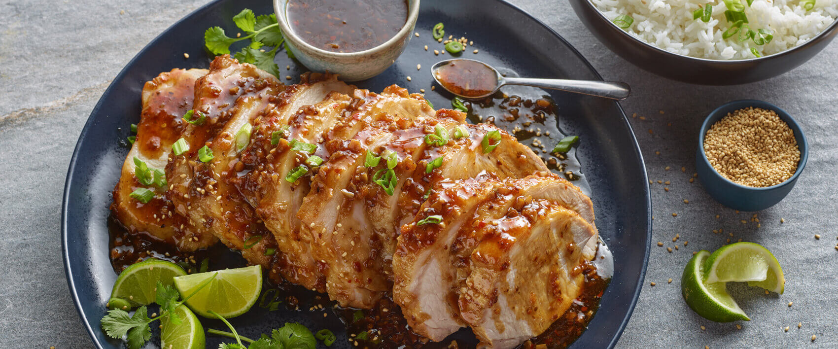 Slow Cooker Teriyaki Braised Pork Loin with Lime and Ginger - Hormel Foods
