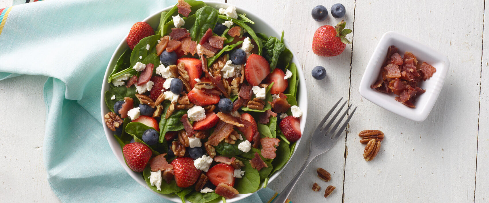Strawberry Spinach Salad with Bacon - Hormel Foods