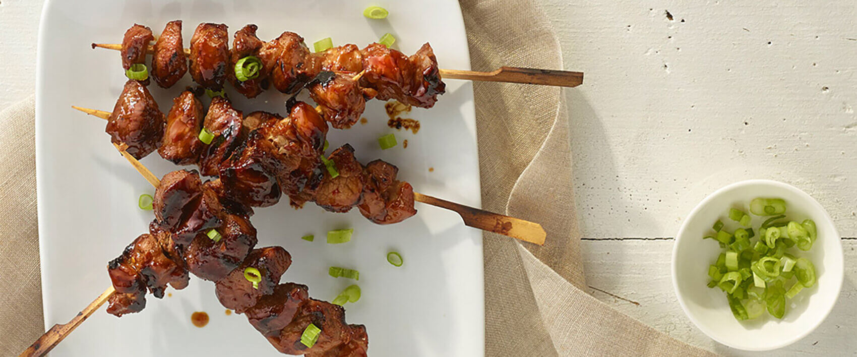 Sweet & Spicy Pork Kabobs - Hormel Foods