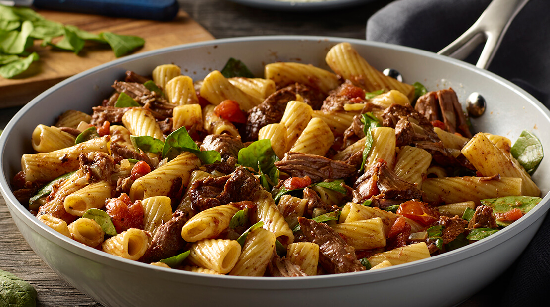 Square Table Roast Beef Skillet