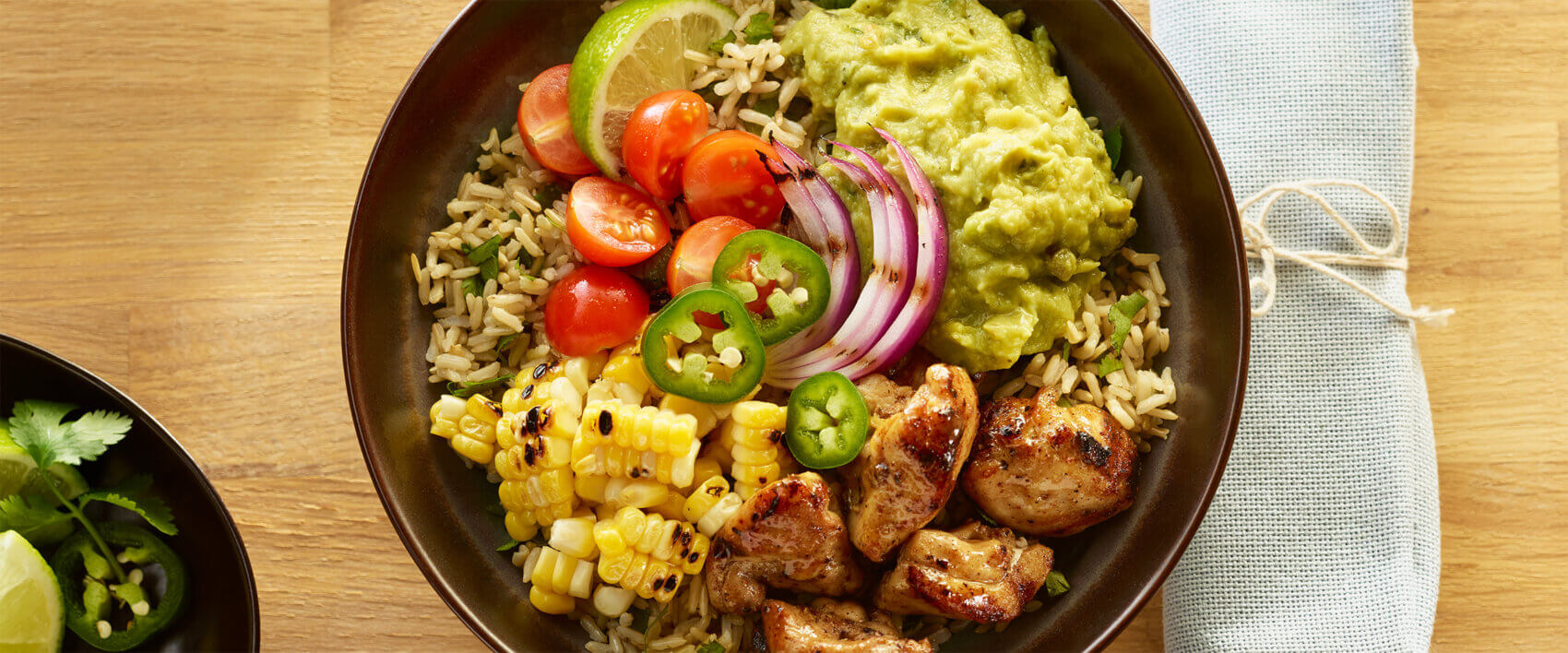 Killer Grilled Chicken Guacamole Burrito Bowls - Hormel Foods