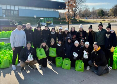 Hormel Foods team at the Wild turkey donation 2025