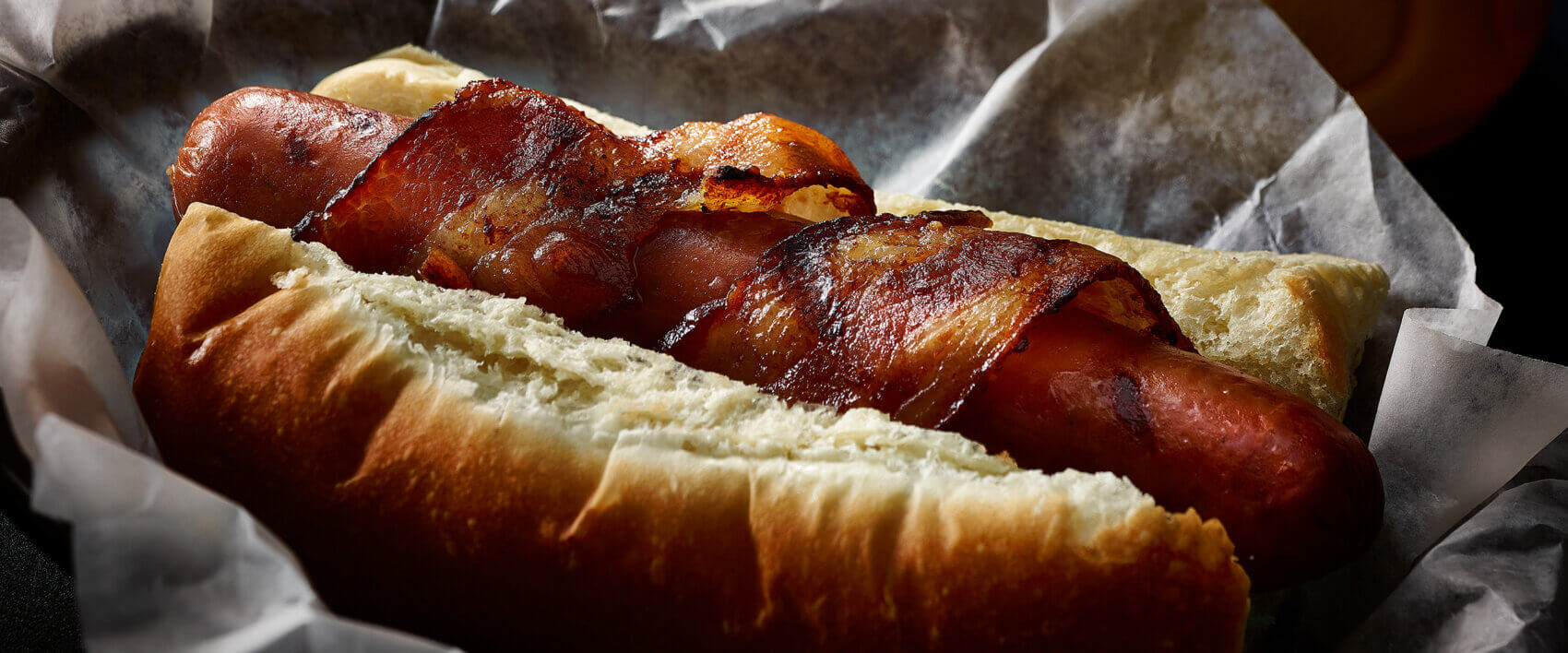 Bacon-Wrapped Hot Dog - Hormel Foods