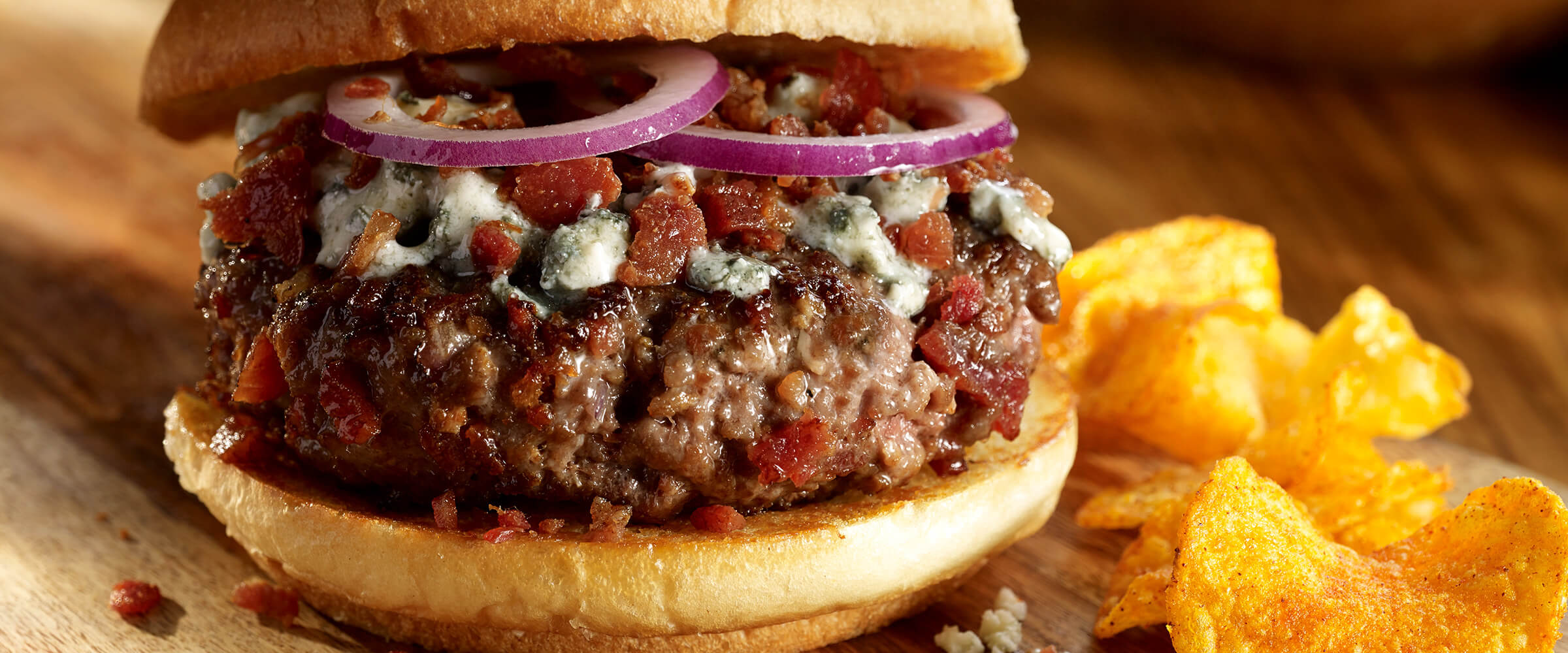 Bacon Blue Cheese Burger - Hormel Foods