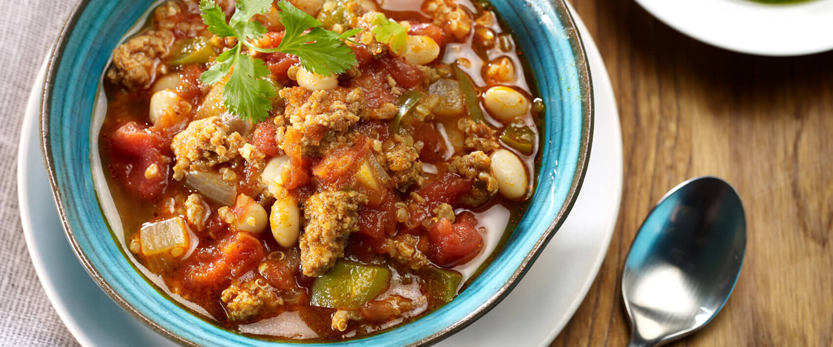Slow Cooker Turkey Chili with Quinoa Hormel Foods
