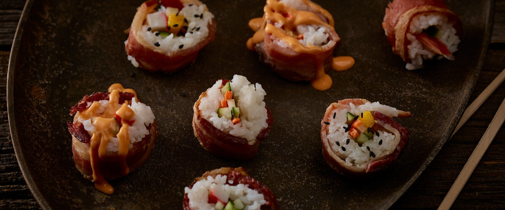 Bacon Wrapped Sushi - Hormel Foods