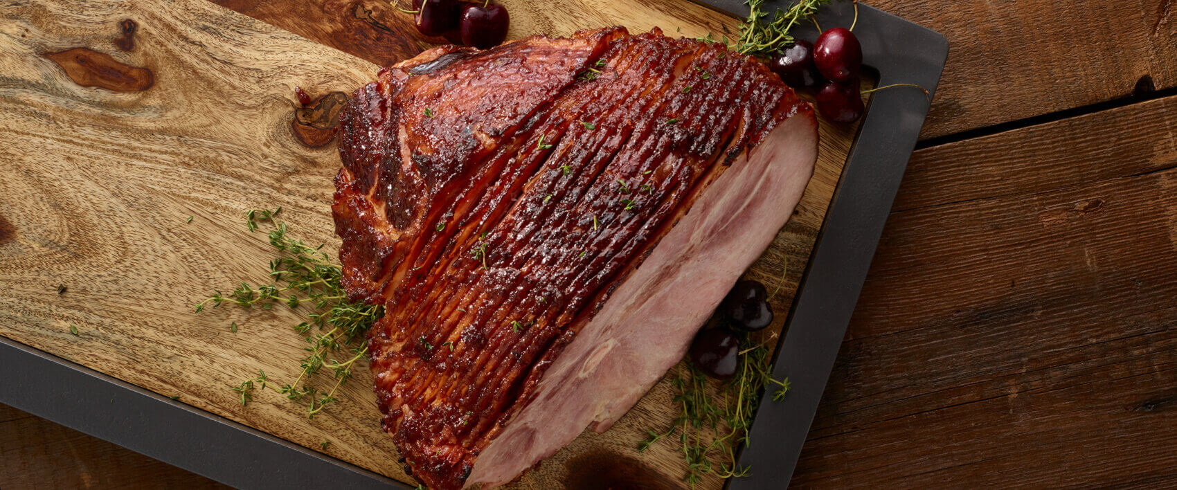 Brown Sugar & Cherry Glazed Ham - Hormel Foods