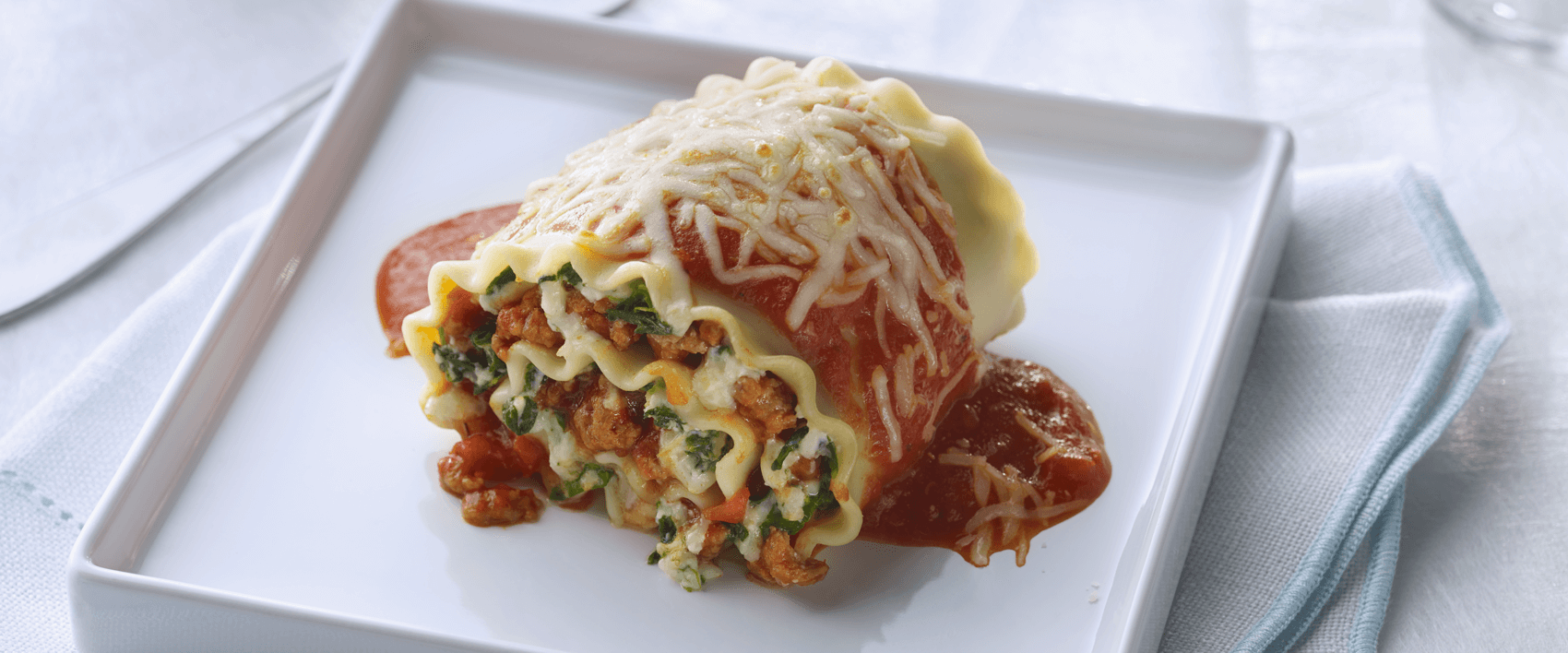 Spicy Turkey Lasagna Rollers - Hormel Foods