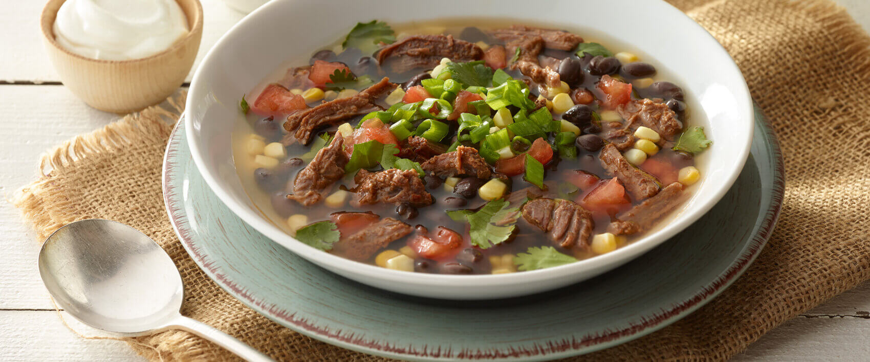 Hearty Beef & Black Bean Soup - Hormel Foods