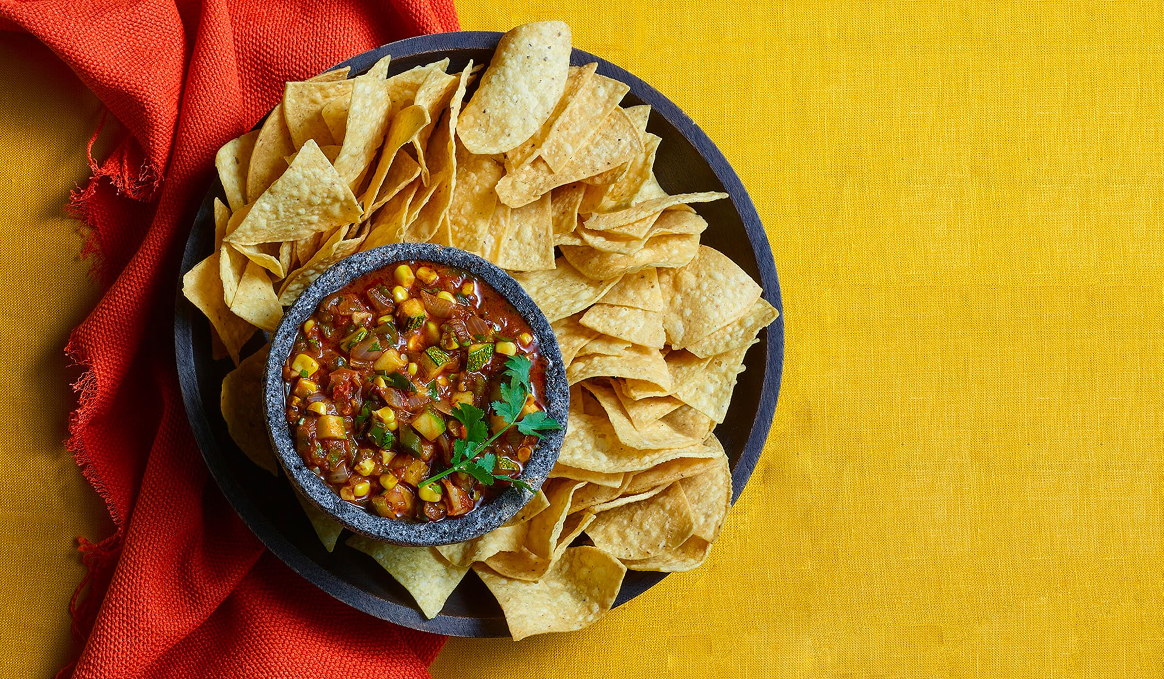 Ancho & Pasilla Roasted Vegetable Salsa