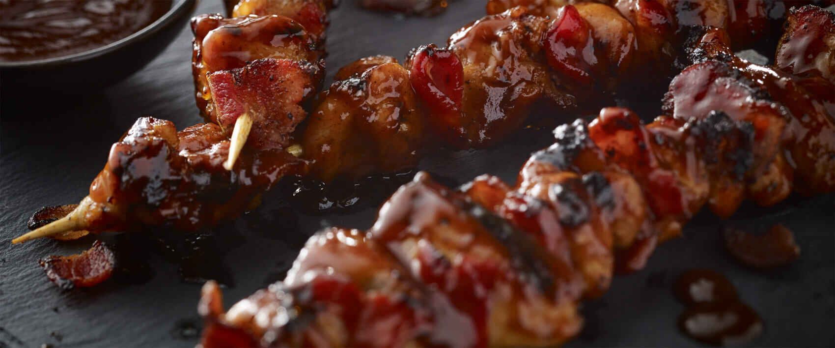 Bacon Bourbon Barbeque Chicken Kabobs - Hormel Foods