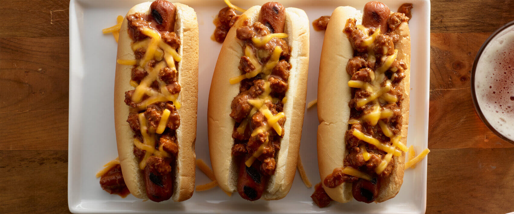Chili Dogs with Cheese - Hormel Foods