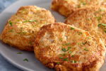 A big plate of deep fried pork chops