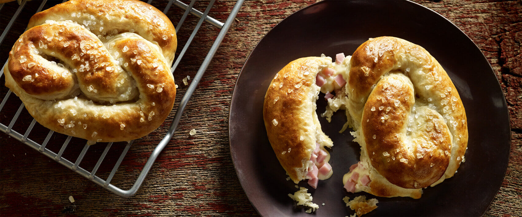 Ham and Cheese Stuffed Pretzels - Hormel Foods