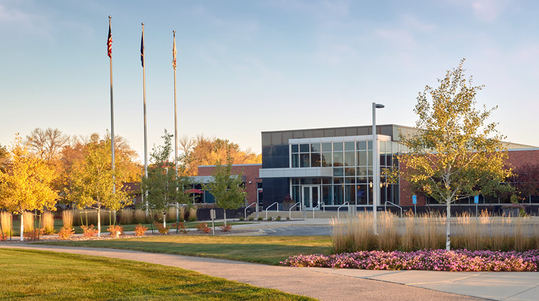 Hormel Foods headquarters from right angle