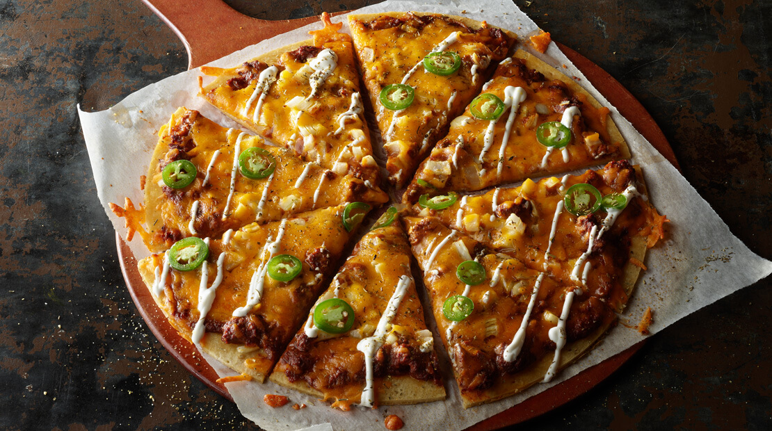 Chili delight pizza