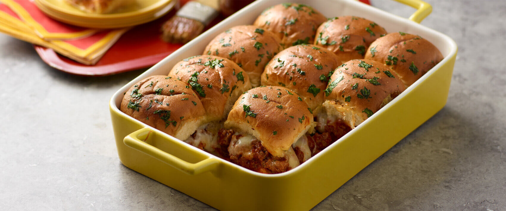 K.C. Baked BBQ Chili Cheeseburger Sliders - Hormel Foods