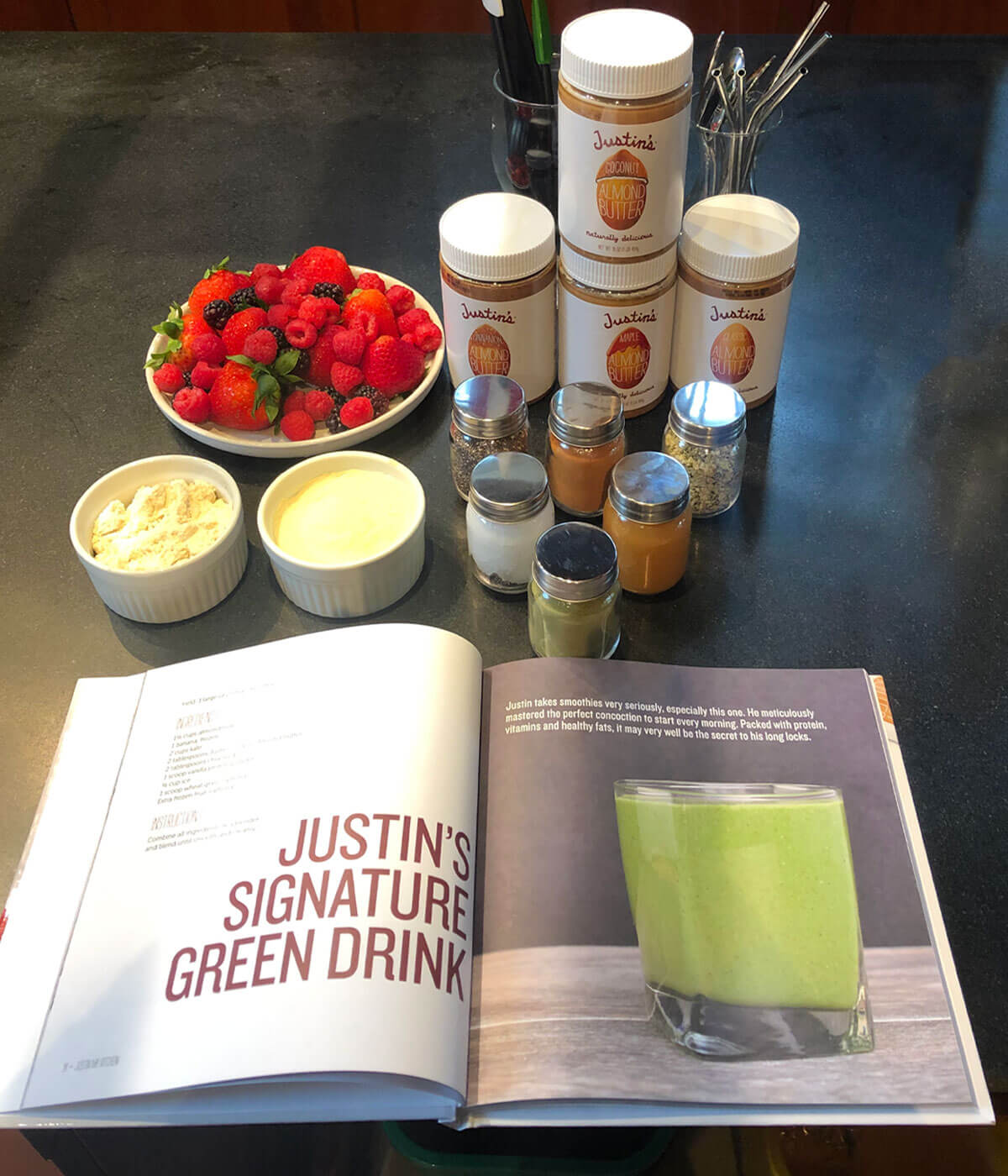 Justin's Signature Green Drink Recipe