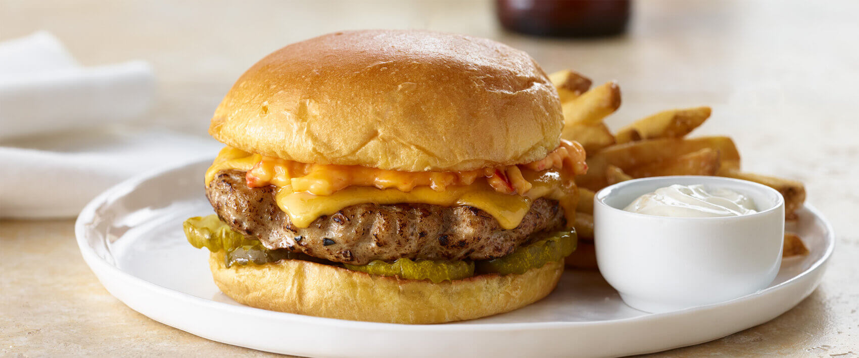 Pimento Turkey Burgers - Hormel Foods