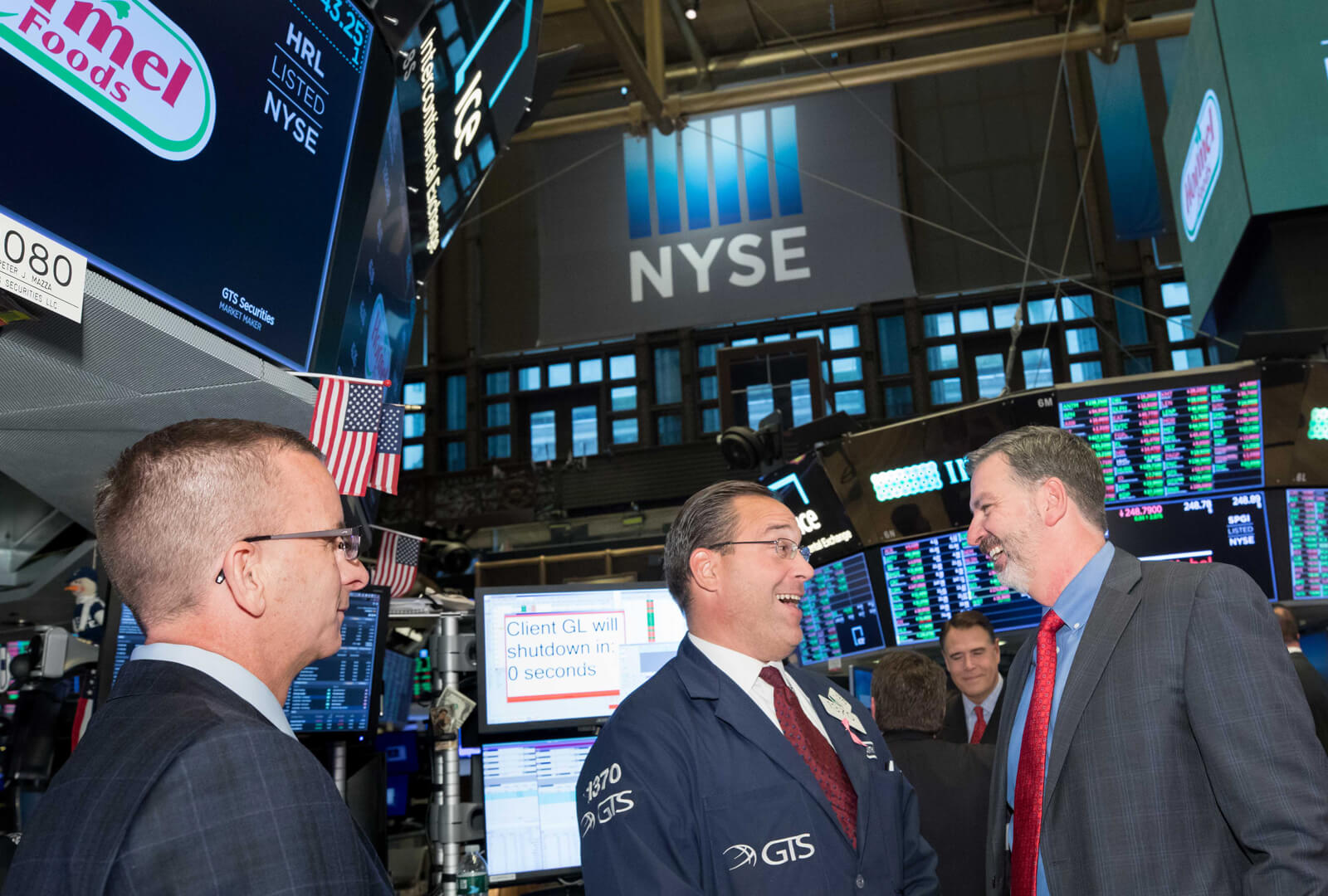 Jim Snee at NYSE
