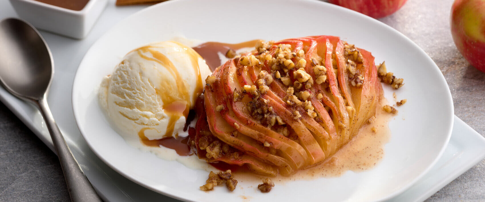 Hasselback Apple Sundae - Hormel Foods