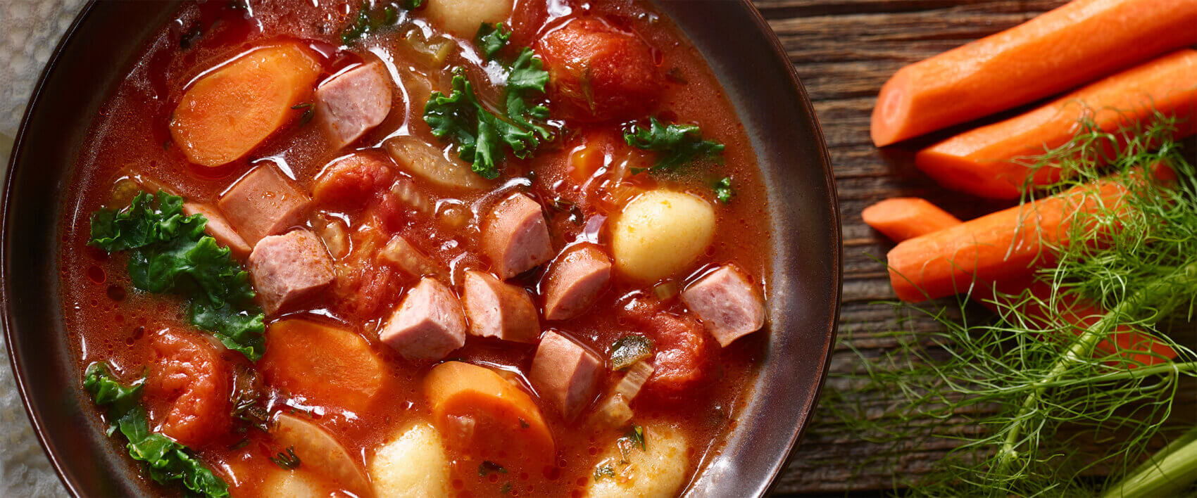 Slow Cooker Italian Kielbasa-Gnocchi Soup - Hormel Foods