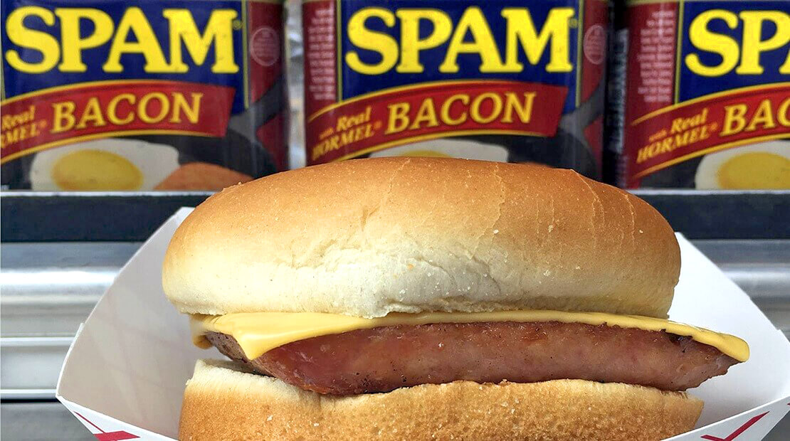 spam burger