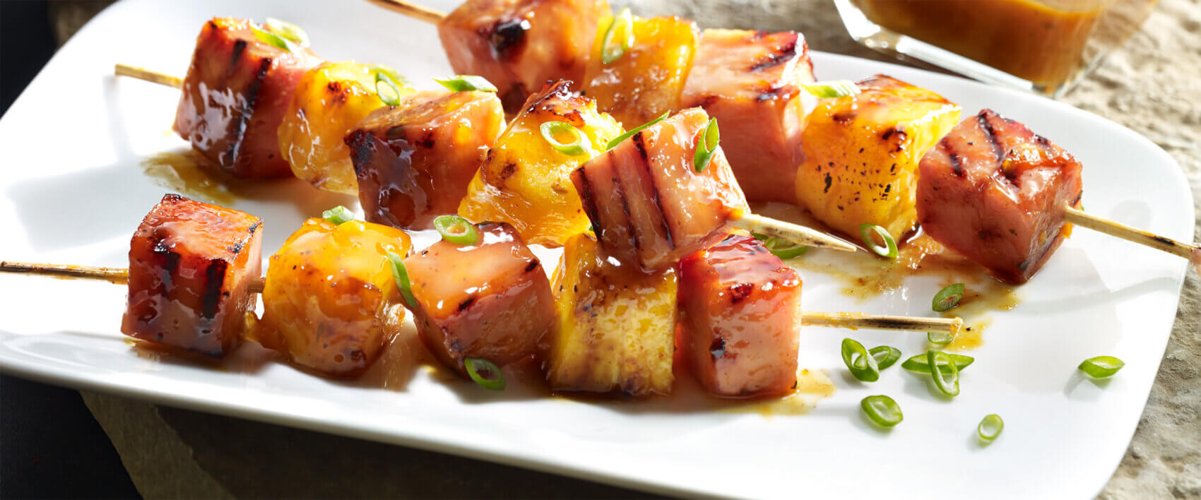 Orange Marmalade Honey Mustard Ham Kabobs - Hormel Foods